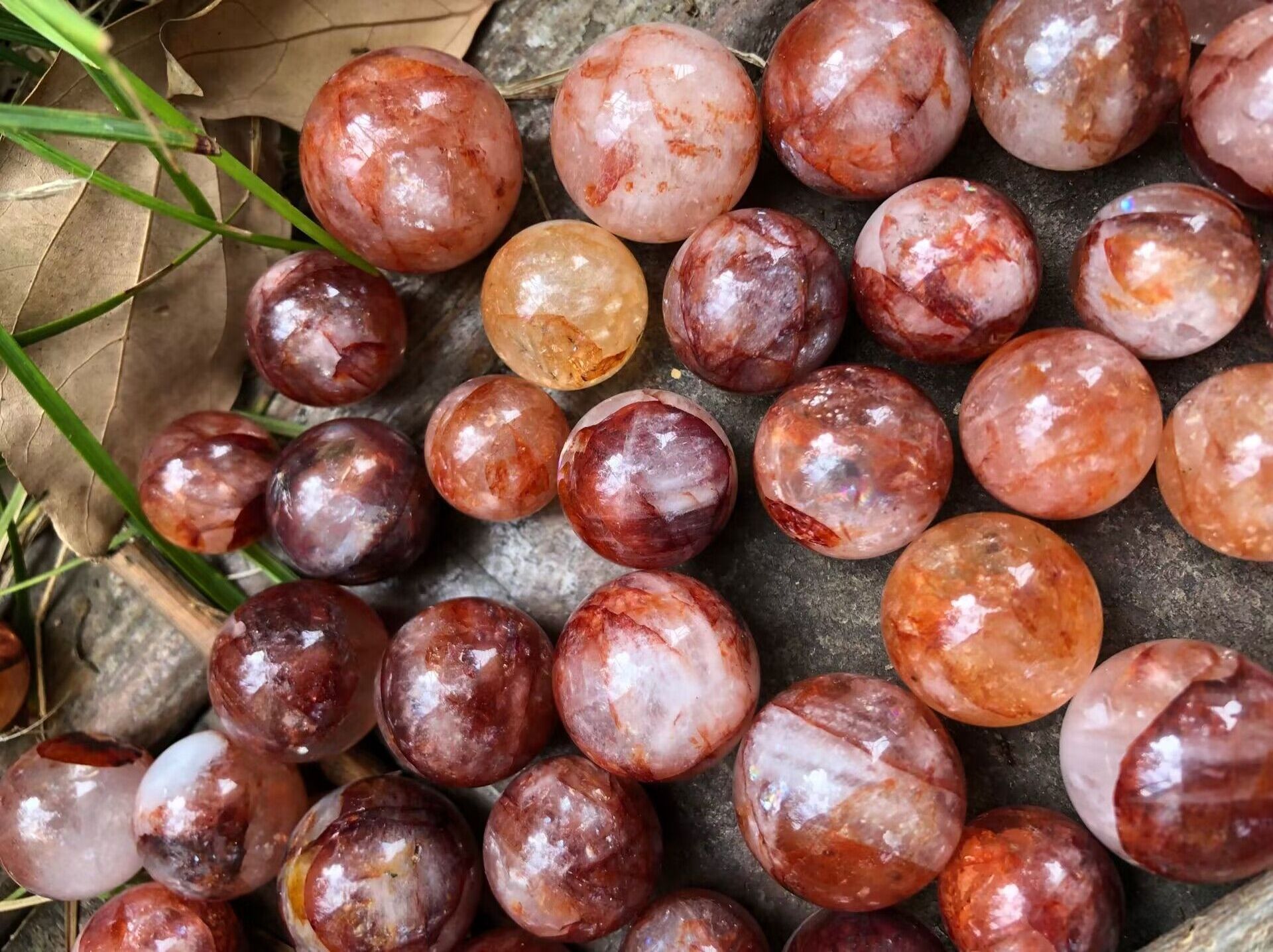 Pink Calcite Crystal Sphere Gemstone Ball Jasper Egg Crystal Crafts Gemstone Sphere Gifts Souvenirs Spiritual Products