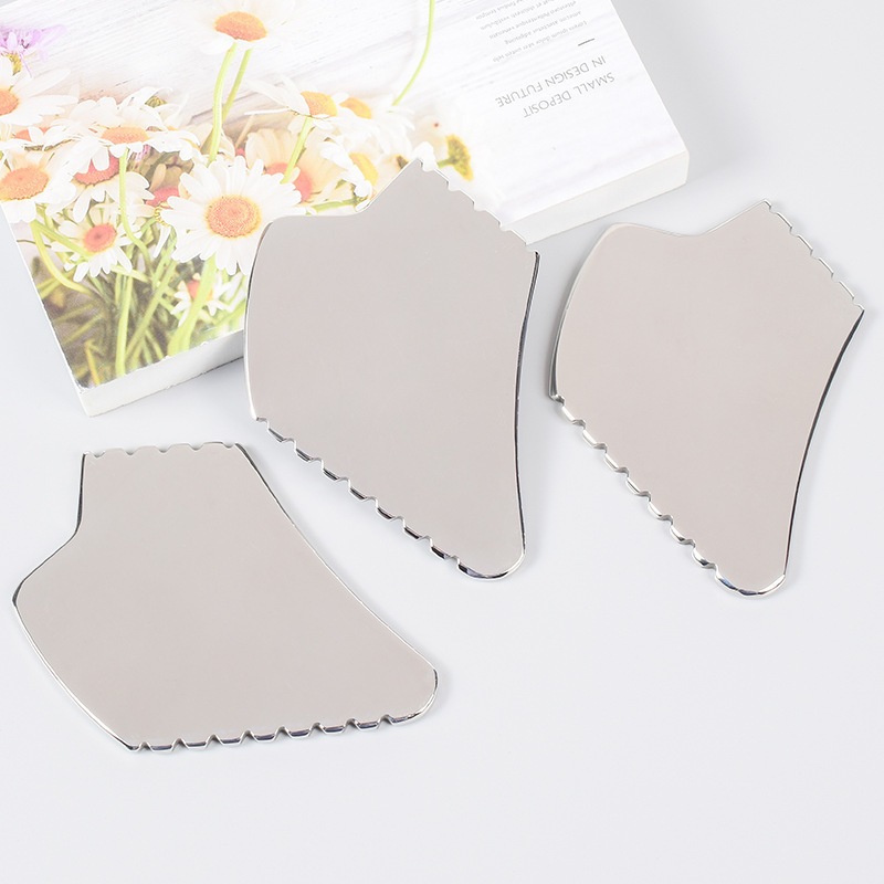 Hand-held Medical Grade Guasha Scraping Stainless Steel Massage Therapy Gua Sha Board