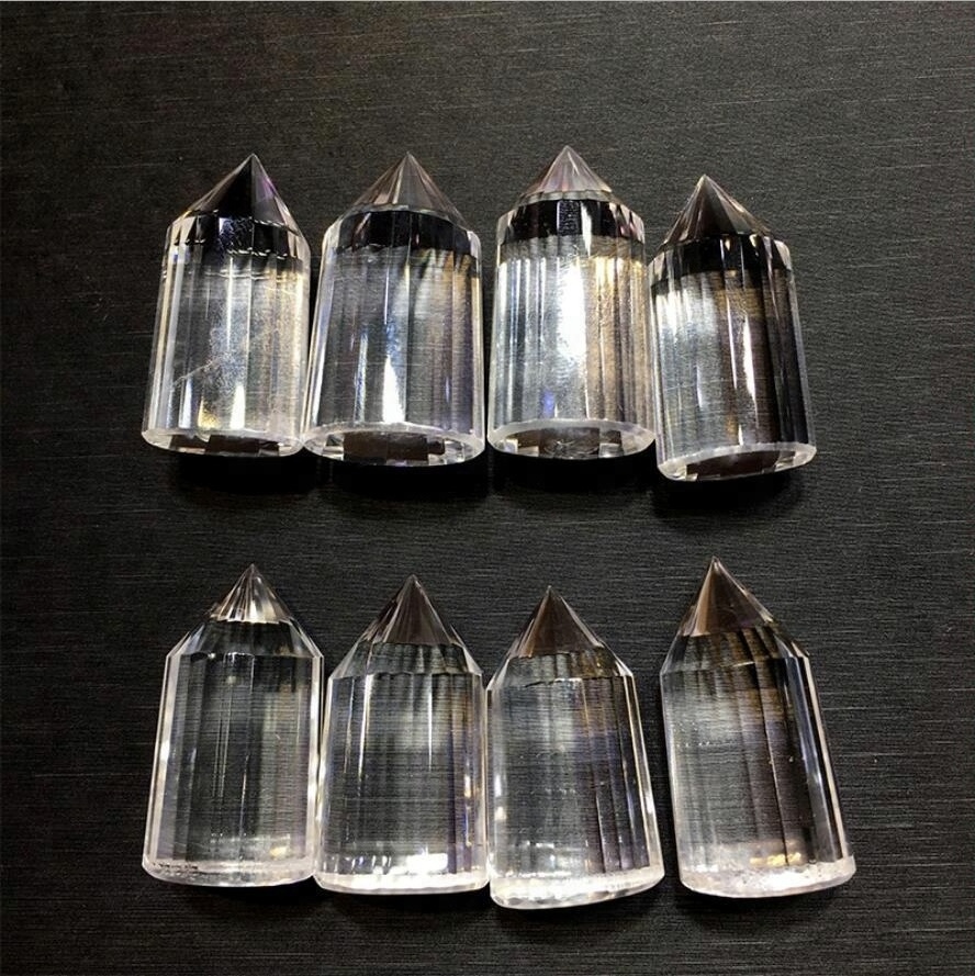 Natural 24 Sides Rock Quartz Vogel Crystal Healing Points