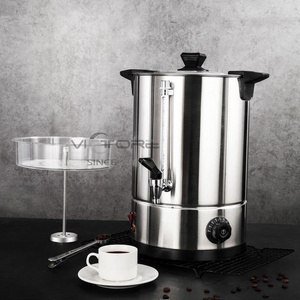 China Commercial Electric Tea Maker Coffee Boiler Stainless Steel Drinking Water Boiler For Hotel