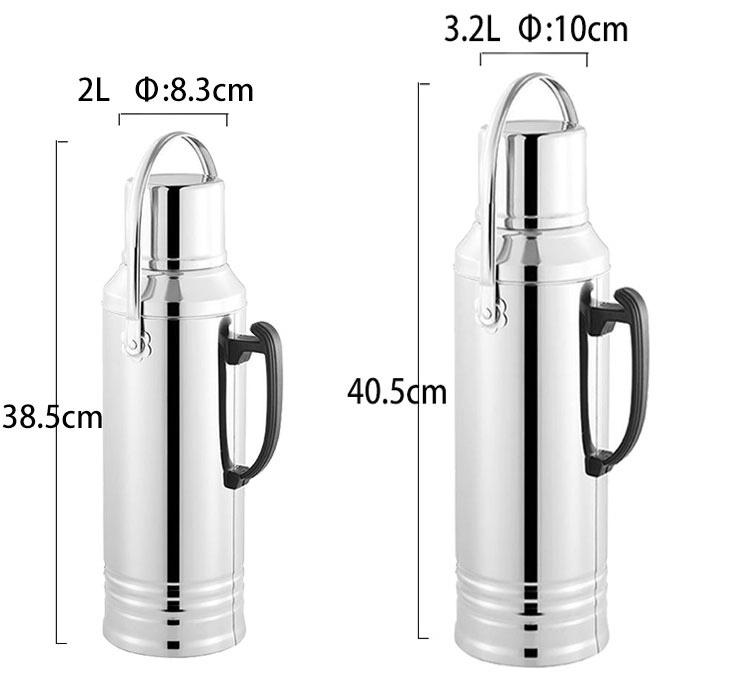 Victore stainless steel vacuum thermos glass lined carafe for africa market