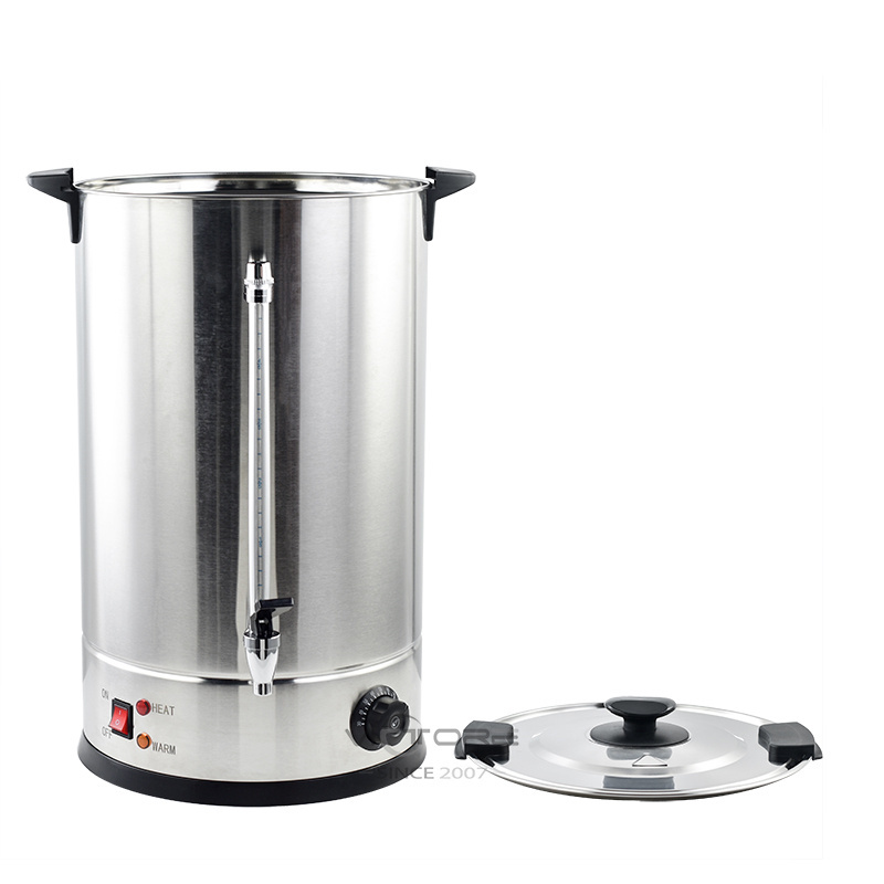 8L-45L Double Wall Stainless Steel Electric Water Heater Boiler Hot Water Milk Tea Dispenser