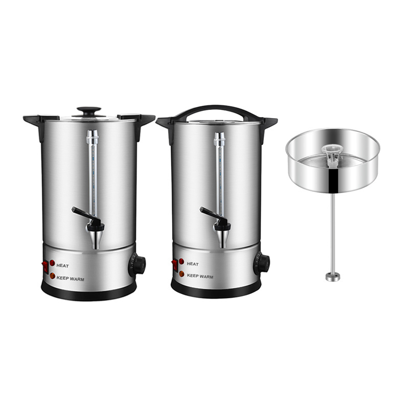 8L-45L Hotel Stainless Steel Coffee Urn Tea Urn Milk Boiler