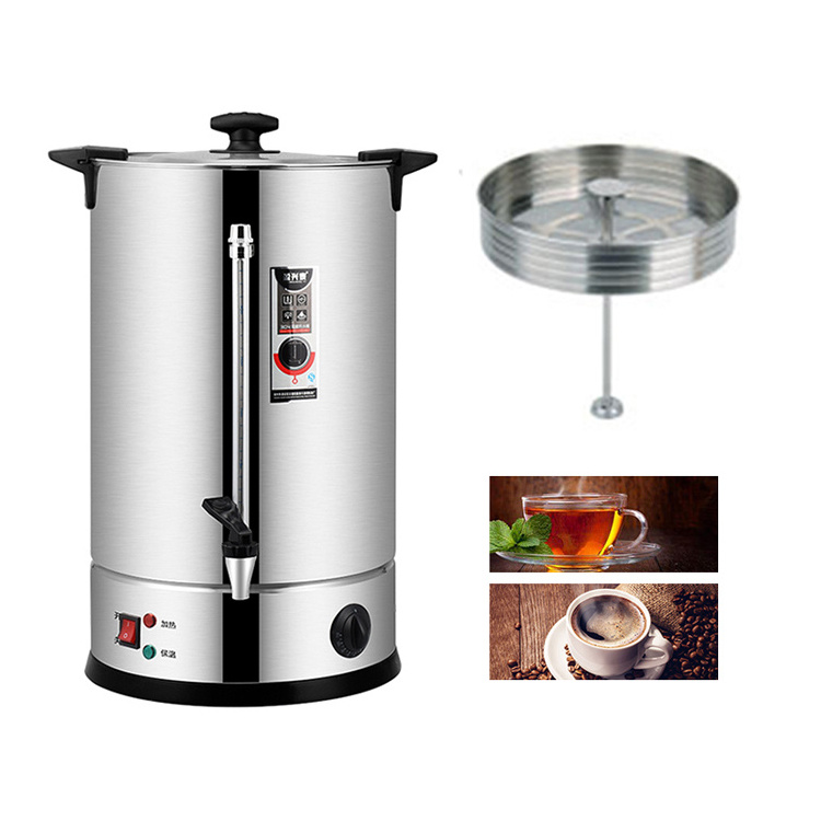 Stainless steel 6L commercial hotel equipment hot water boiler kettle keep warm