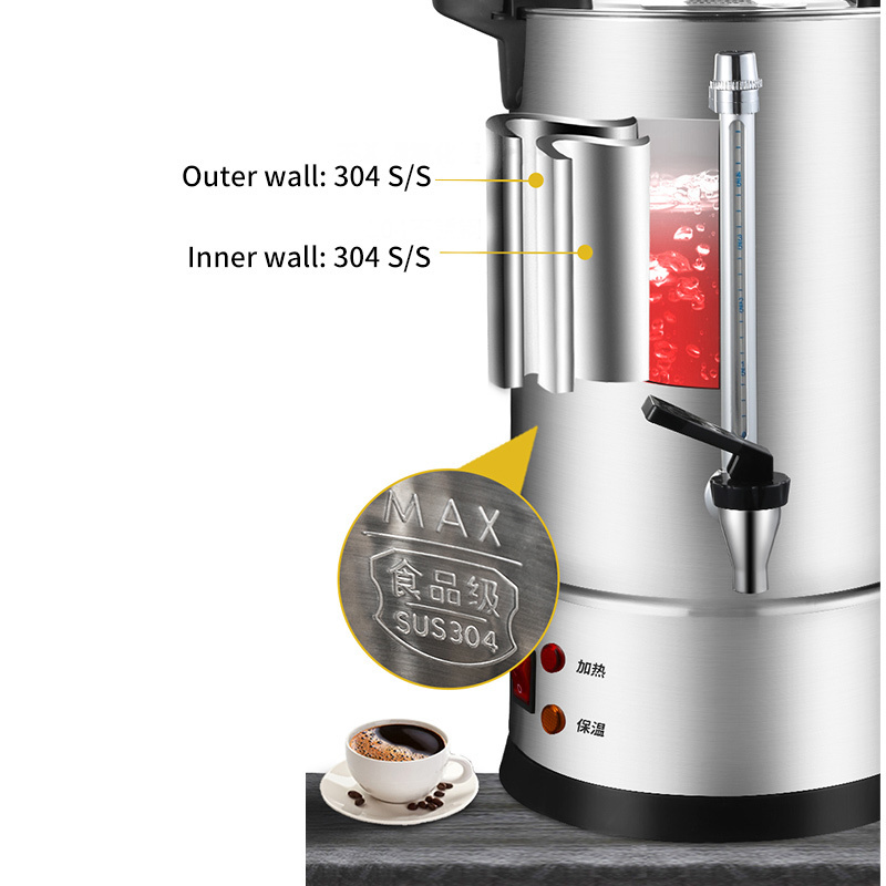 Hot Water 15 Litre Urn Water Boiler Stainless Steel Dispenser hot water urn for restaurant hotel