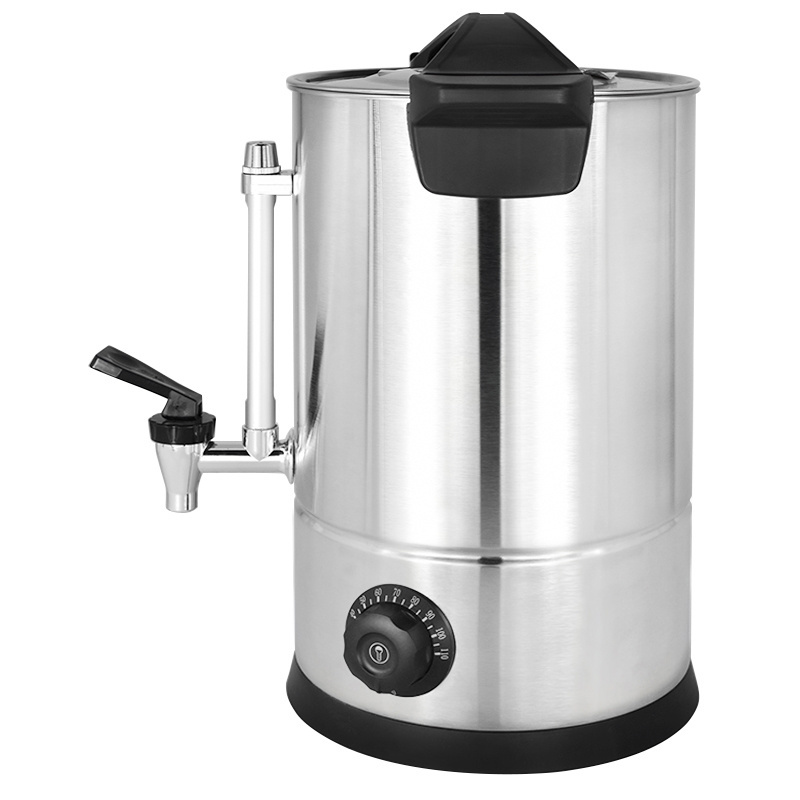 304 Commercial Coffee Percolator Silver 45 Cup Coffee Urn and Hot Beverage Dispenser for Coffee to Keep Hot