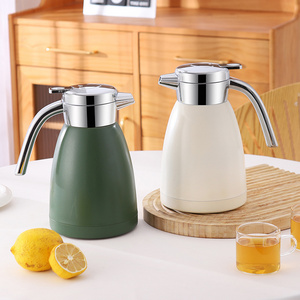 1.2L 304 Vacuum kettle jug Milk coffee warmer with thermal jug thermos carafe keep warm cold with infuser