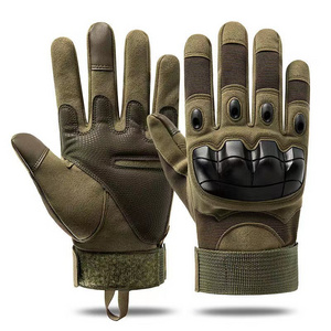 Men Tactical gloves Half Finger With Hard Knuckle Gloves For Hunting Shooting Riding Motorcycle