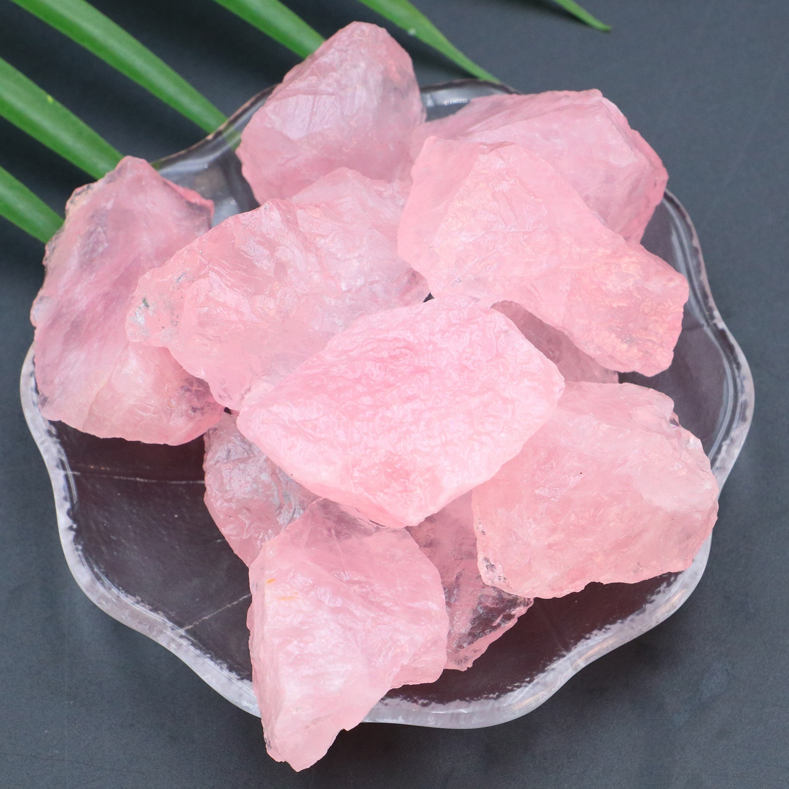 5-8 Crystal blocks Natural Crystal Rose Quartz Rough Raw Stone Healing Gemstones Bulk Crystals Rocks For Tumbling Bulk