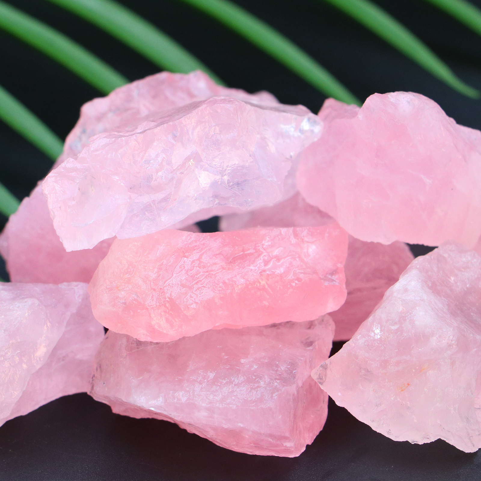 5-8 Crystal blocks Natural Crystal Rose Quartz Rough Raw Stone Healing Gemstones Bulk Crystals Rocks For Tumbling Bulk