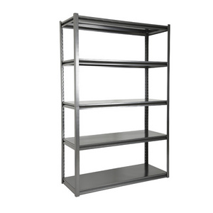 Hot Sale Boltless Shelves Black Metal Rack Shelf 3 4 5 Layer Steel Shelving Steam Metal Shelf Unit