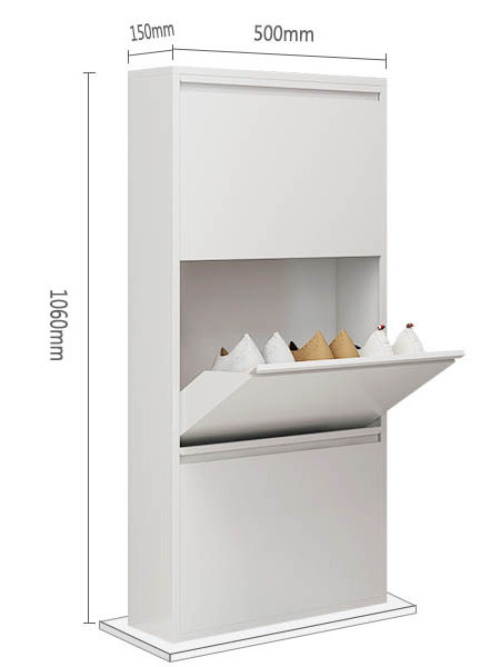 SUPER THIN SPACE SAVER SHOES CABINET