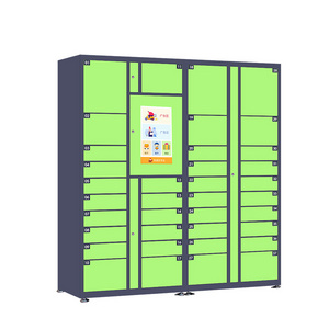 Customized Package Locker Smart Outdoor Logistic Delivery Parcel Click and Collect Locker for express company