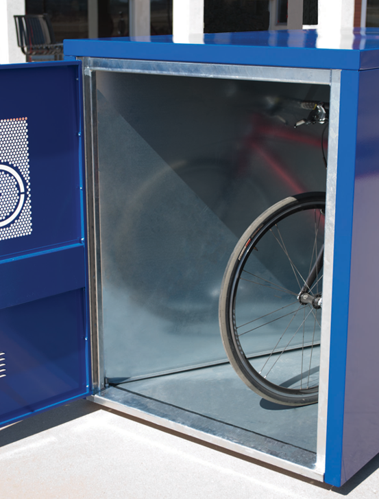 Factory Direct Sale Bicycle Storage Containers or Bike Locker in Garage galvanised bike locker storage box