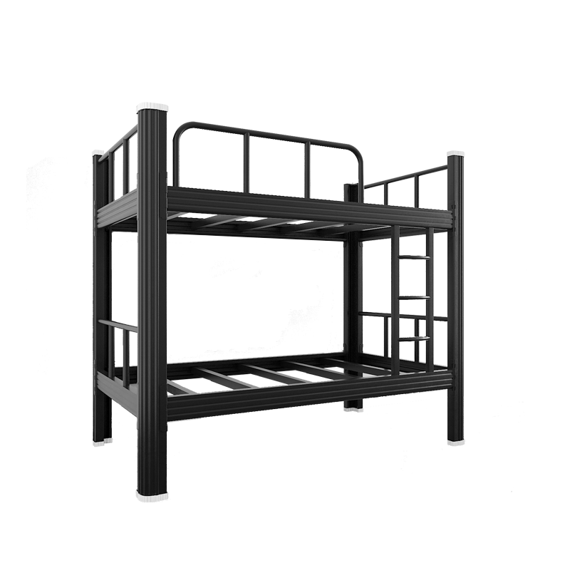 Factory Direct Heavy Duty Steel Frame Bedroom Furniture Double Decker Metal Bunk Bed