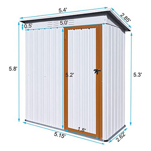 Wholesale custom design out door house steel storage sheds used garage sheds for sale