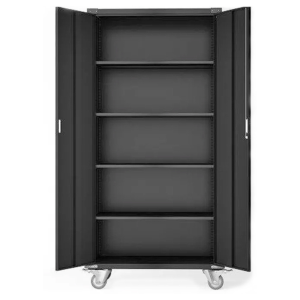 High Quality Modern Design Metal Storage Cupboard Steel Tool Cabinet with Wheels Garage Mobile Tools Metal Locker