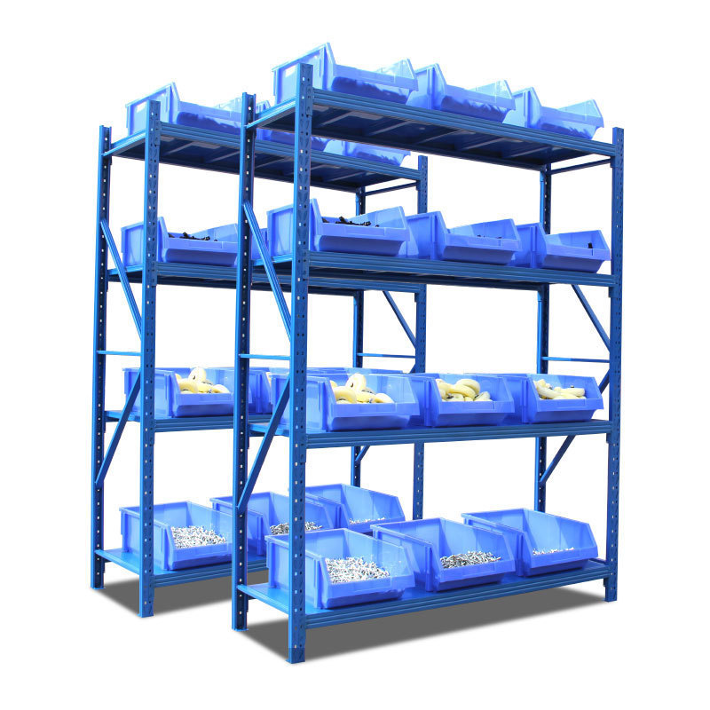 5 Tiers Boltless Storage Racking Garage Shelving Shelves Unit Stacking Racks For Warehouse