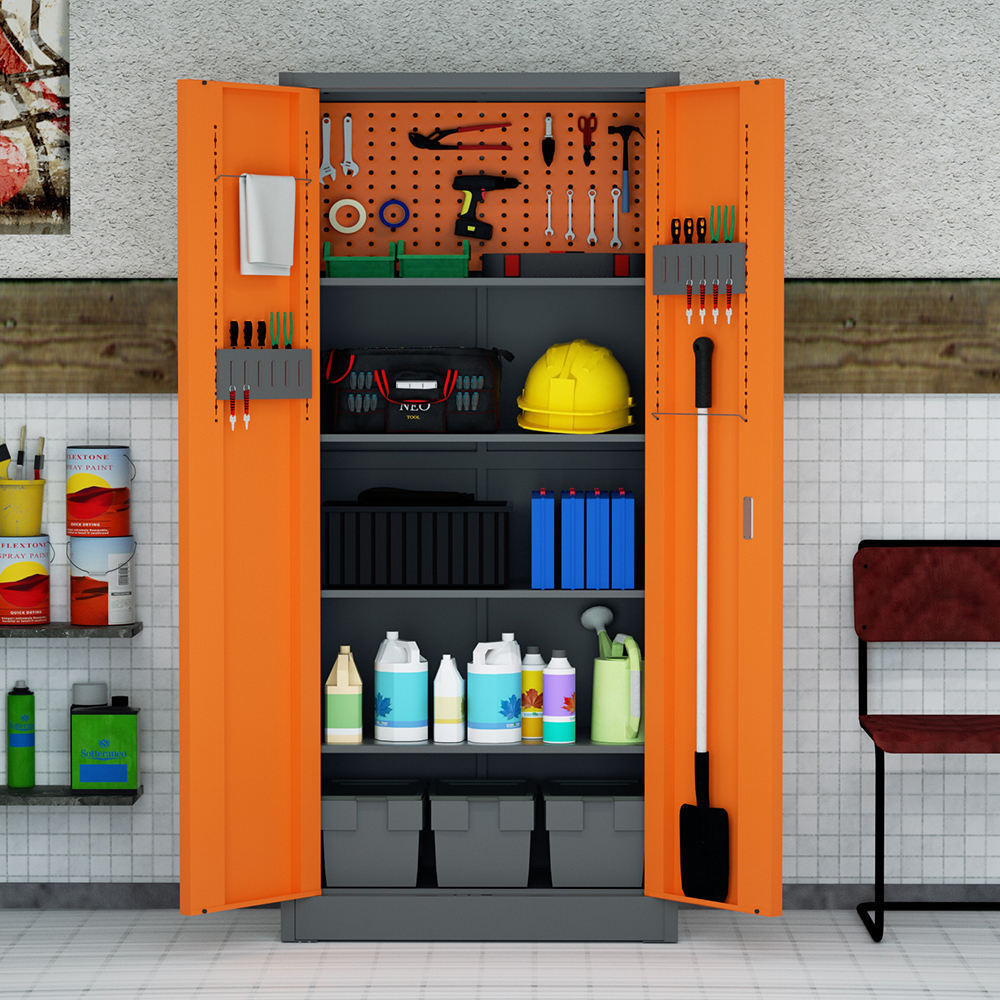 Removeable Workbench Panel Removable Large New Black Garage Workbench Workshop Steel Combination ...