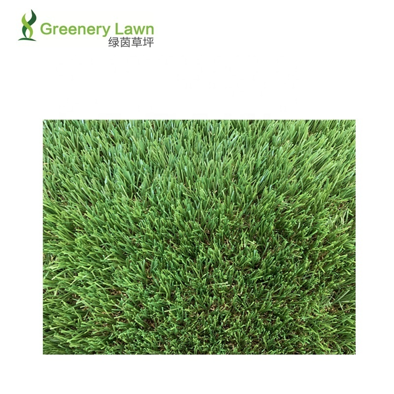 Custom Pile Height Anti UV Outdoors Artificial Grass Carpet Mat Low Cost Grass Carpet