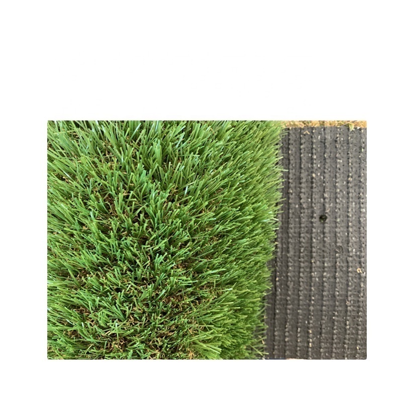 Custom Pile Height Anti UV Outdoors Artificial Grass Carpet Mat Low Cost Grass Carpet