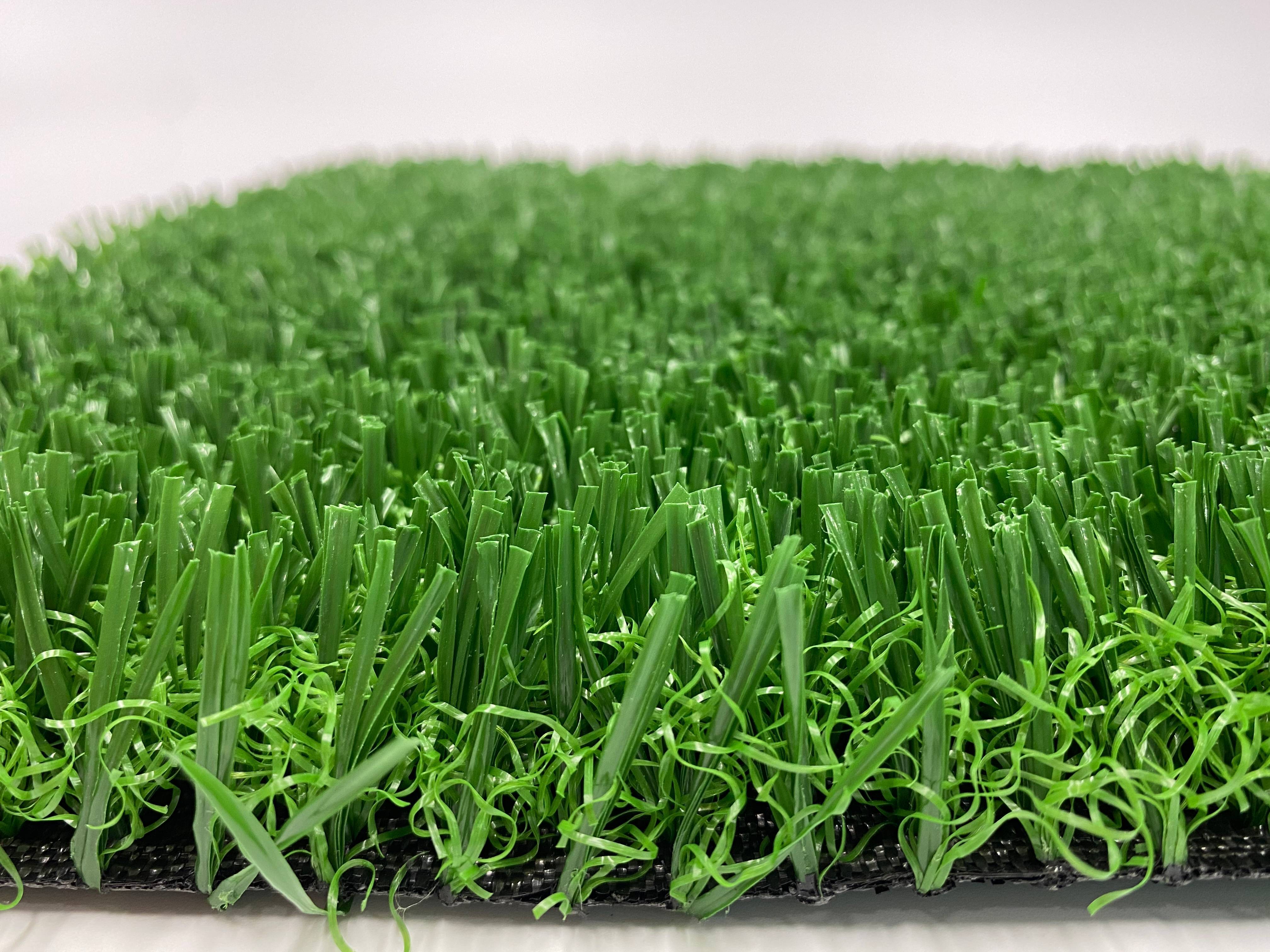 Anti UV non infill good prices artificial turf grass for football soccer fields and accessories