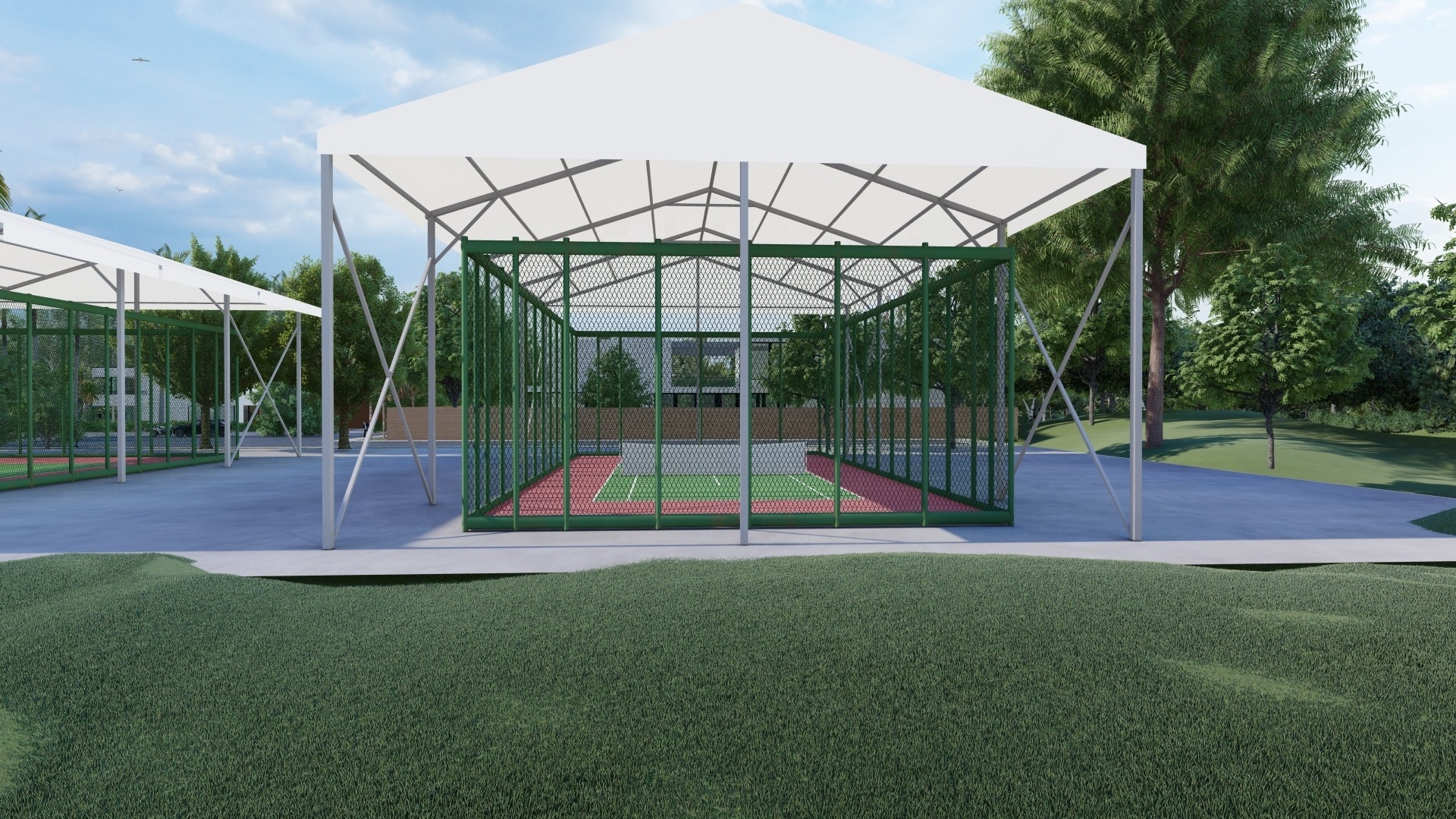 Shelter Event Sport Padel Tent Lvyin Aluminium Structure Padel Court Cover