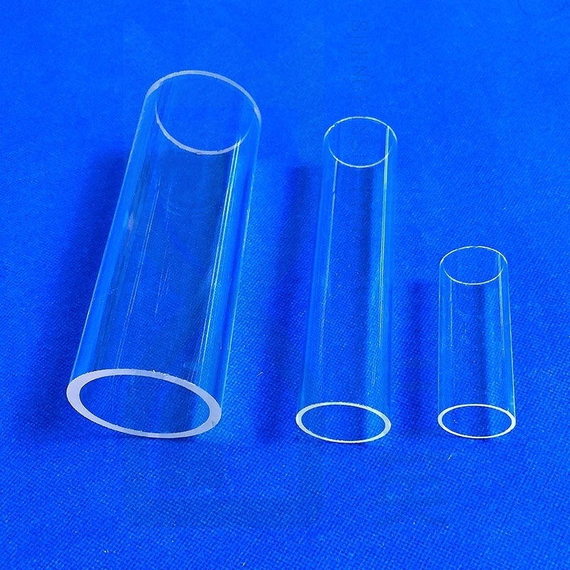 Customized high temperature resistance quartz glass tube