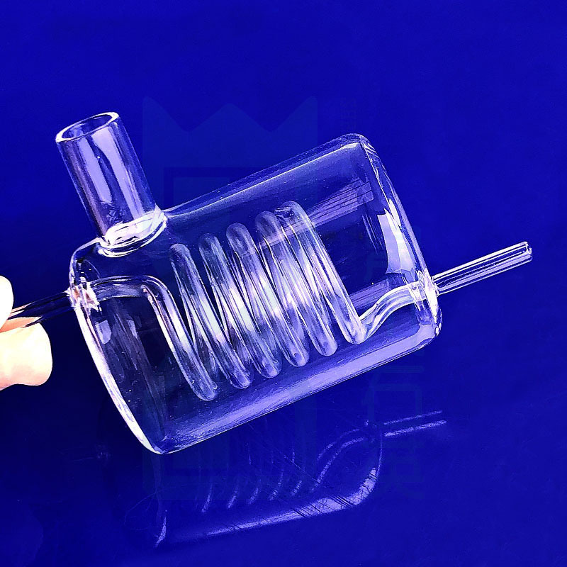 Clear Oil Burner Spiral Quartz Glass Tube Oil Nail Water Pipe