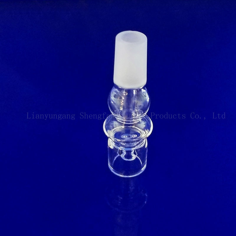 Manufacturer Custom 10mm 14mm 18mm Female Male Clear quartz glass oil burner