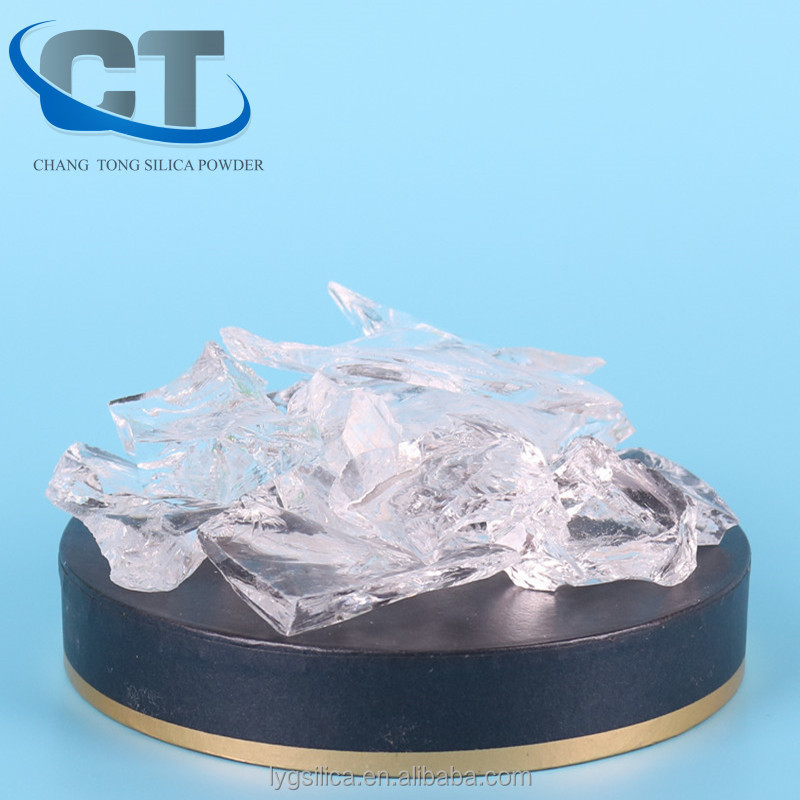 high purity SiO2 99.9% transparent Fused Silica For Investment Casting