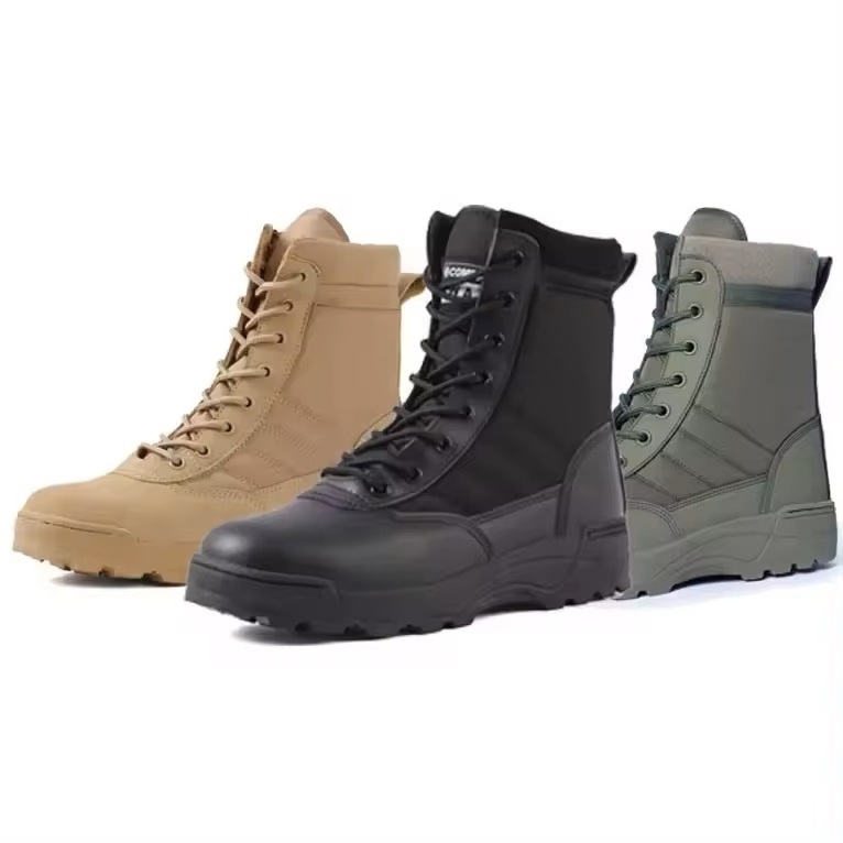 Sonice Wholesale  Water-Resistant Work Boots Lightweight Tactical Boots Non-Slip Hiking Boots for Men