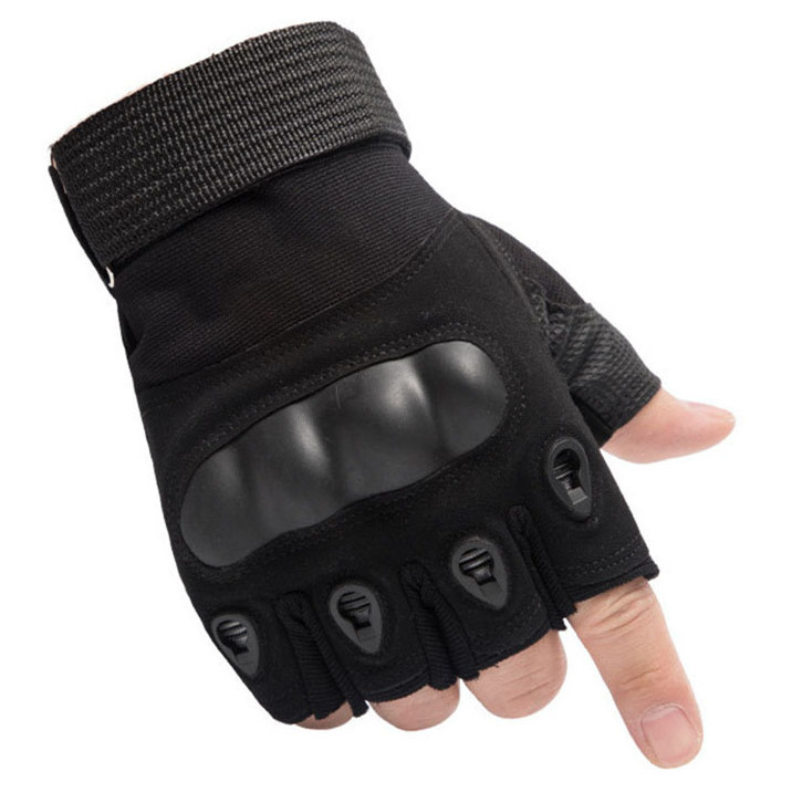 SONICE High Quality Half Finger Hard Knuckle Hiking Shooting Outdoor Shock Resistant Sport Guantes Combat Tactical Gloves