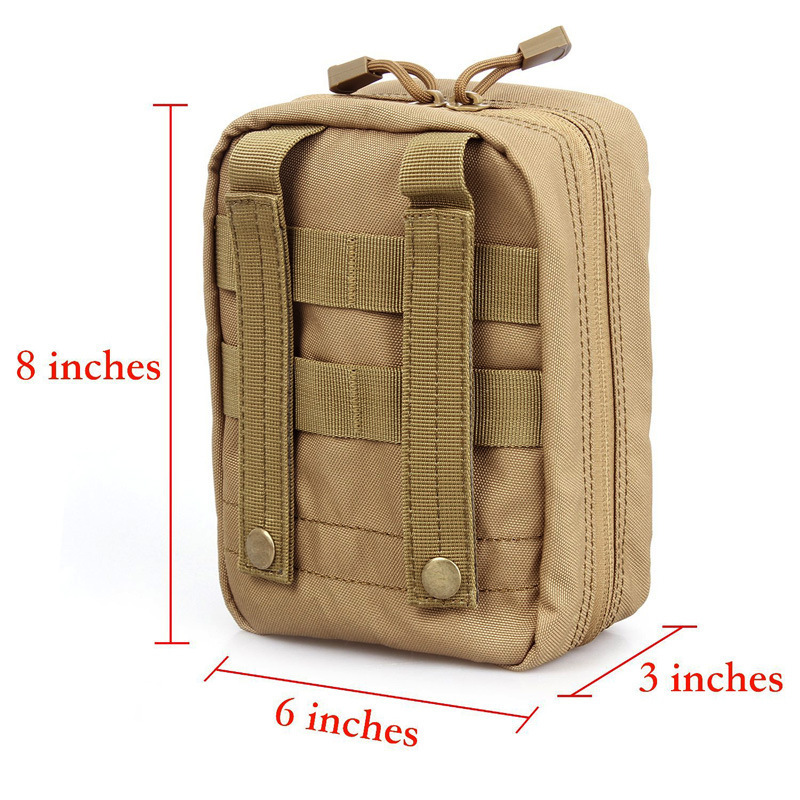 Combat Secure Emergency Gear Survival Kit Travelling Medical Molle Pouch Rescue Bag Tactical First Aid Kit