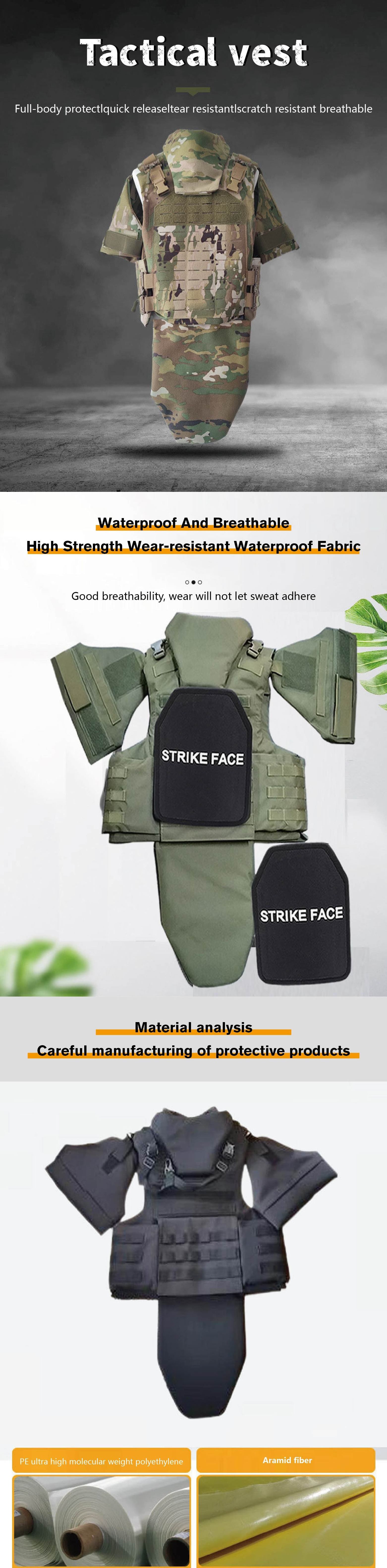 Molle System Oxford Fabric Plate Ceramic Plate Armor Plate Carrier Portable Convenient combat Tactical Vest