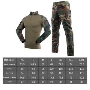 Cheap Wholesale Shirt Pants Camouflage Outdoor Hunting Combat Security  Clothing Frog Suit Tactical Uniform