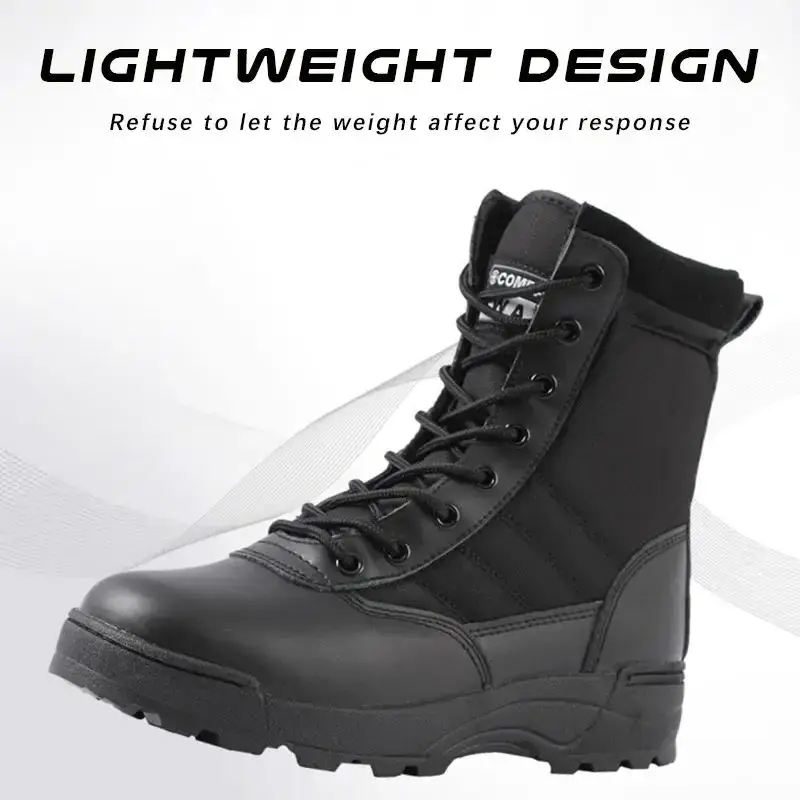 Sonice Wholesale  Water-Resistant Work Boots Lightweight Tactical Boots Non-Slip Hiking Boots for Men