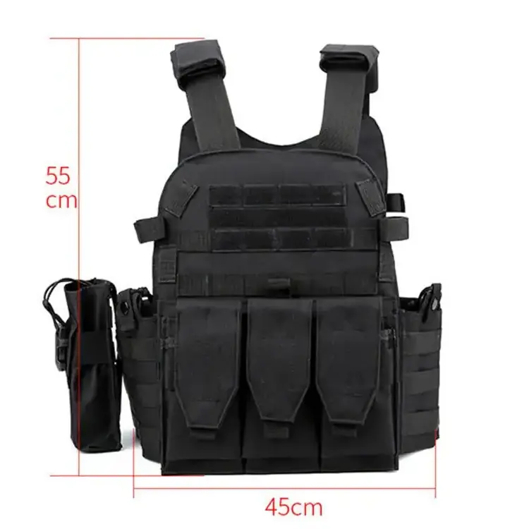 Chaleco Tactico Oxford Fabric Tactical Gear Black Security Waterproof Camouflage Shooting Hiking Tactical Vest