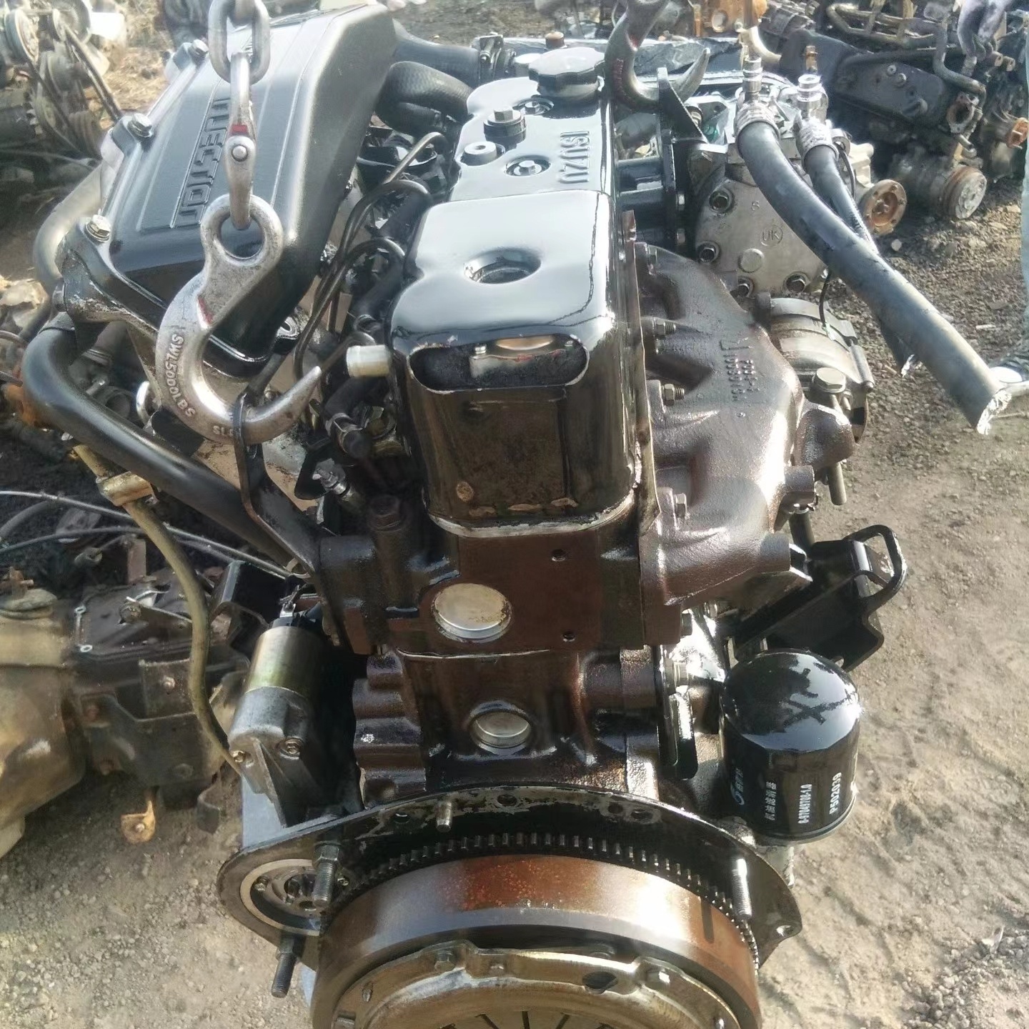 Low price sale of used diesel 4JB1 4JB1T 2.8 engine