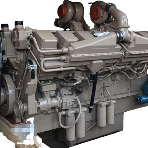 Low price sale of used original Cummins KTA50-C1600 V16 cylinder diesel mechanical engine