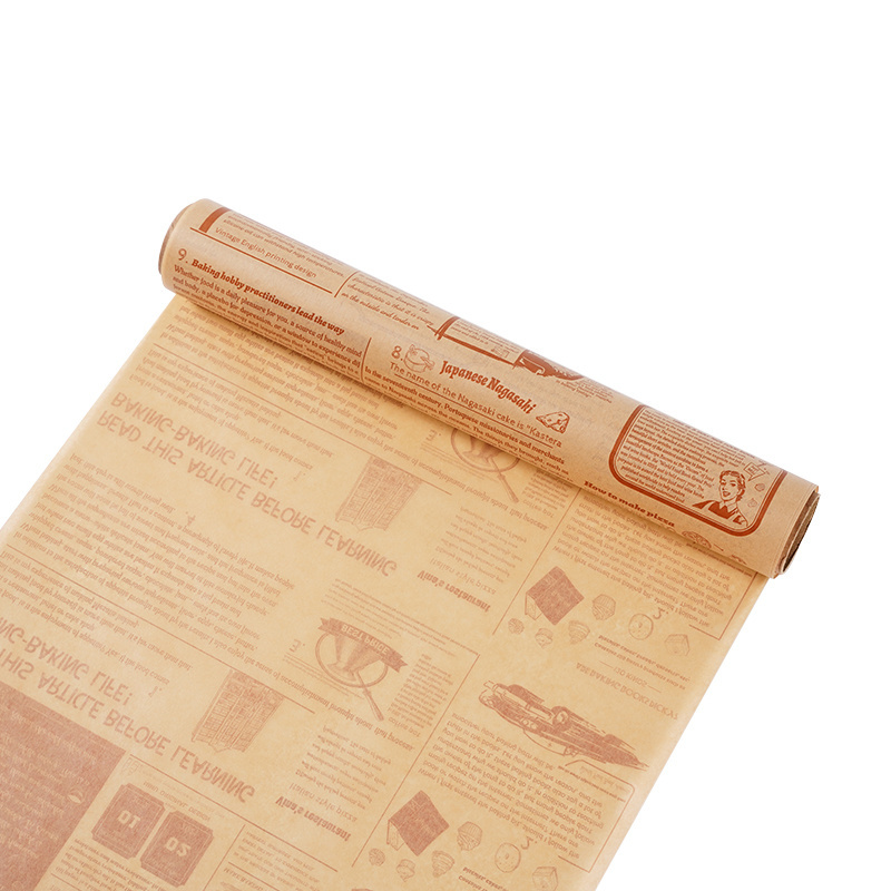 cast coated paper white kraft paper New Arrival Brown White Custom Printed Kraft Paper Roll Wrapping for Packaging