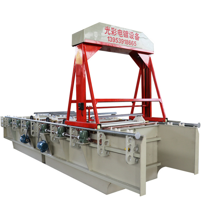 Hanger nickle barrel plating chrome line automatic electroplating machine