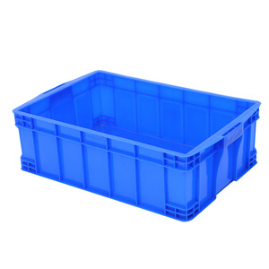 Euro Fish Box 640*430*220 Mm Eco-friendly Durable Solid Plastic Fish Crate