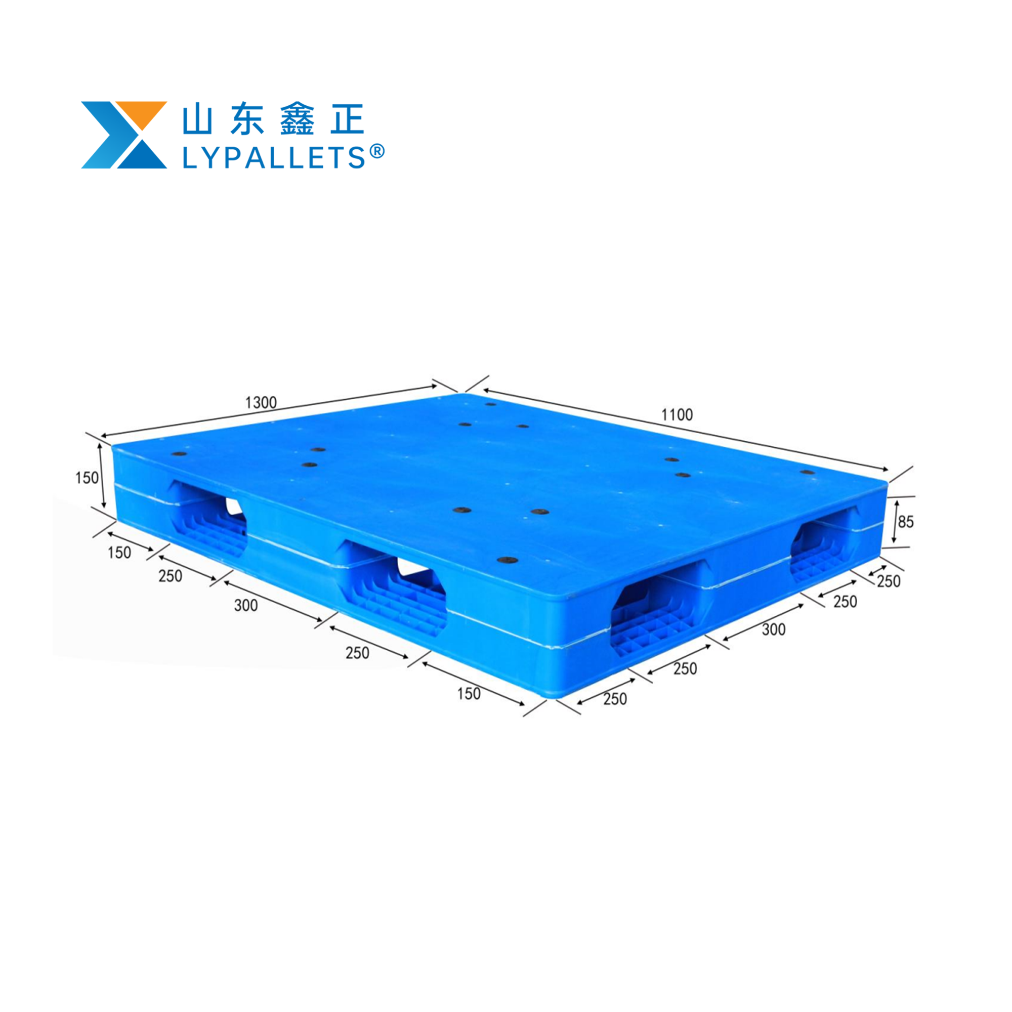 durable double sides plastic pallet for heavy goods hygene food grade plastic pallet with best factory  price