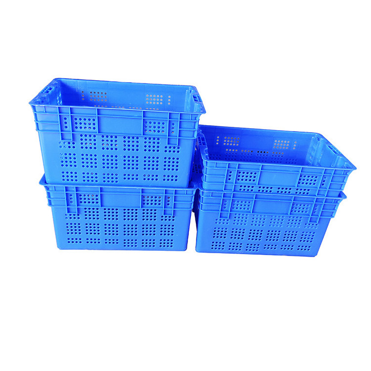 Best Selling Plastic Colorful Fruit Baskets Eco-Friendly Fruit Storage Crates