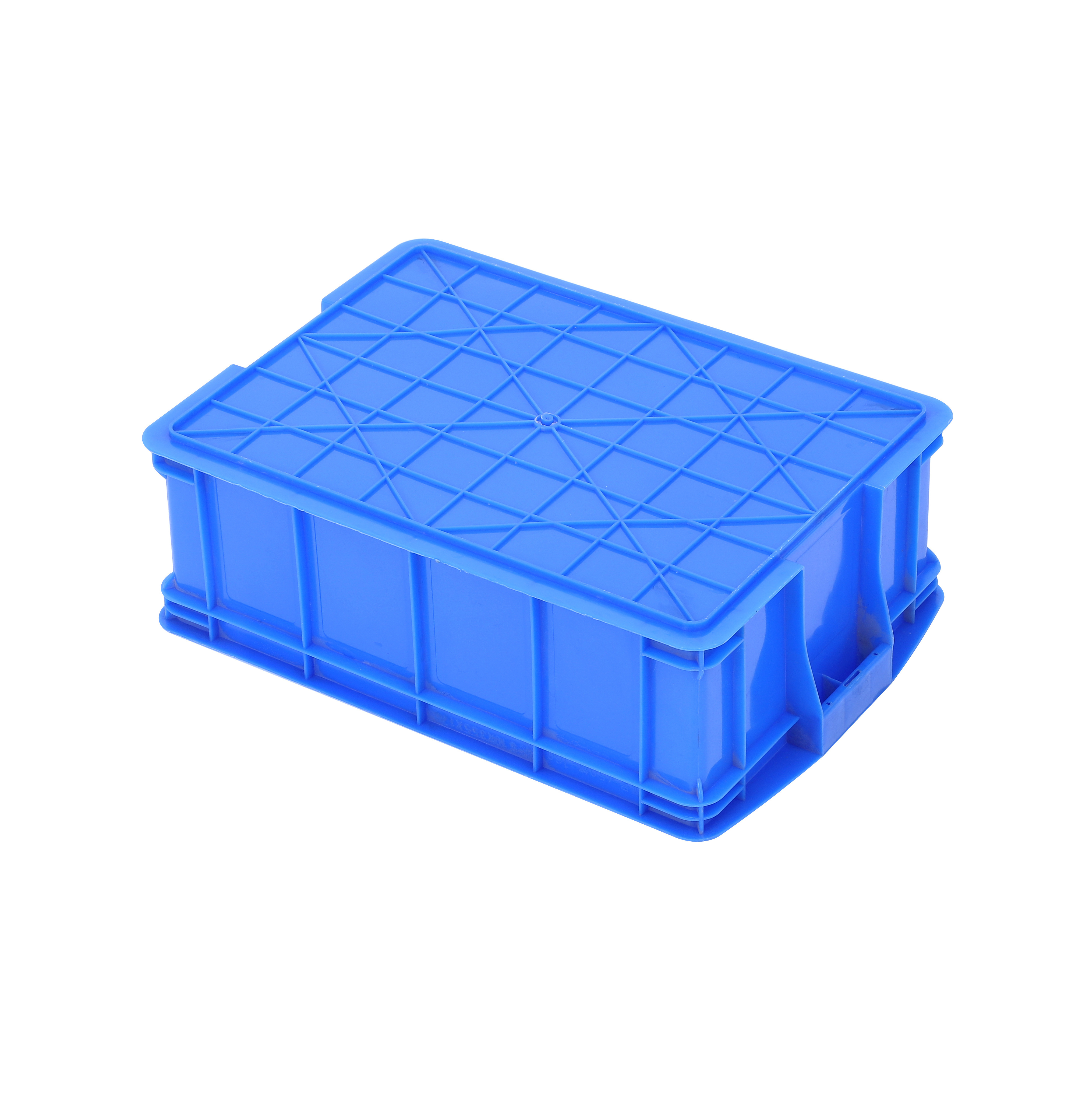 Industrial Plastic Container 510*355*170 Mm Stacking Fruits Vegetables Storage Crate