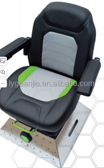 Tractor driver seating shock absorber seat