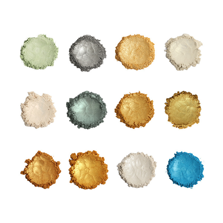 Food Grade Mica Powder 10g Gold Edible Luster Dust Eyeshadow Loose Pigment Glitter Sparkle Face Powder Flash