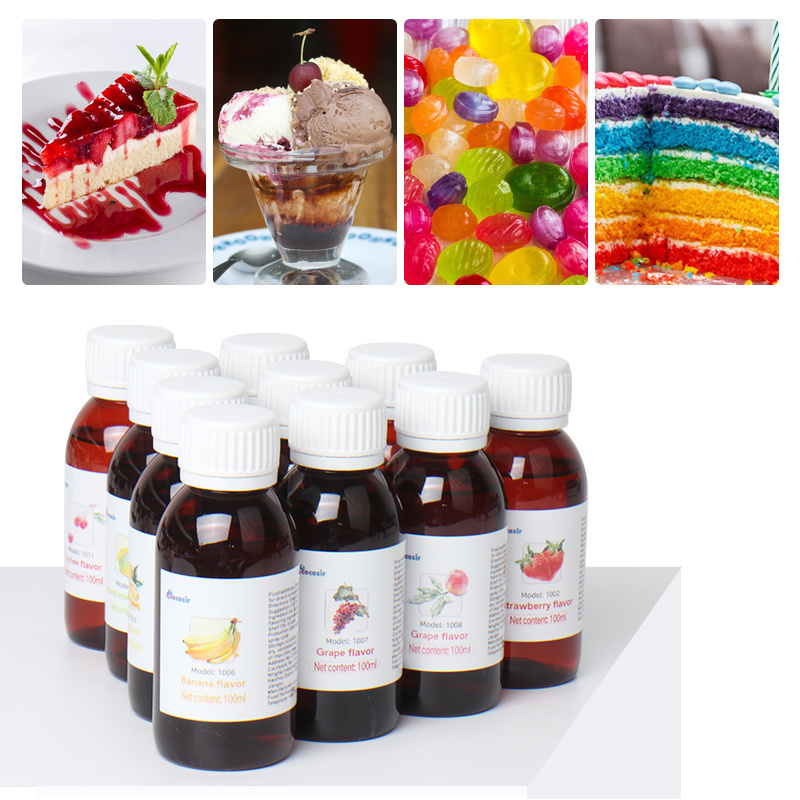 Hot selling Water Soluble food grade flavor for beverage baking strawberry flavor in bulk Persistent Edible Essence Flavor