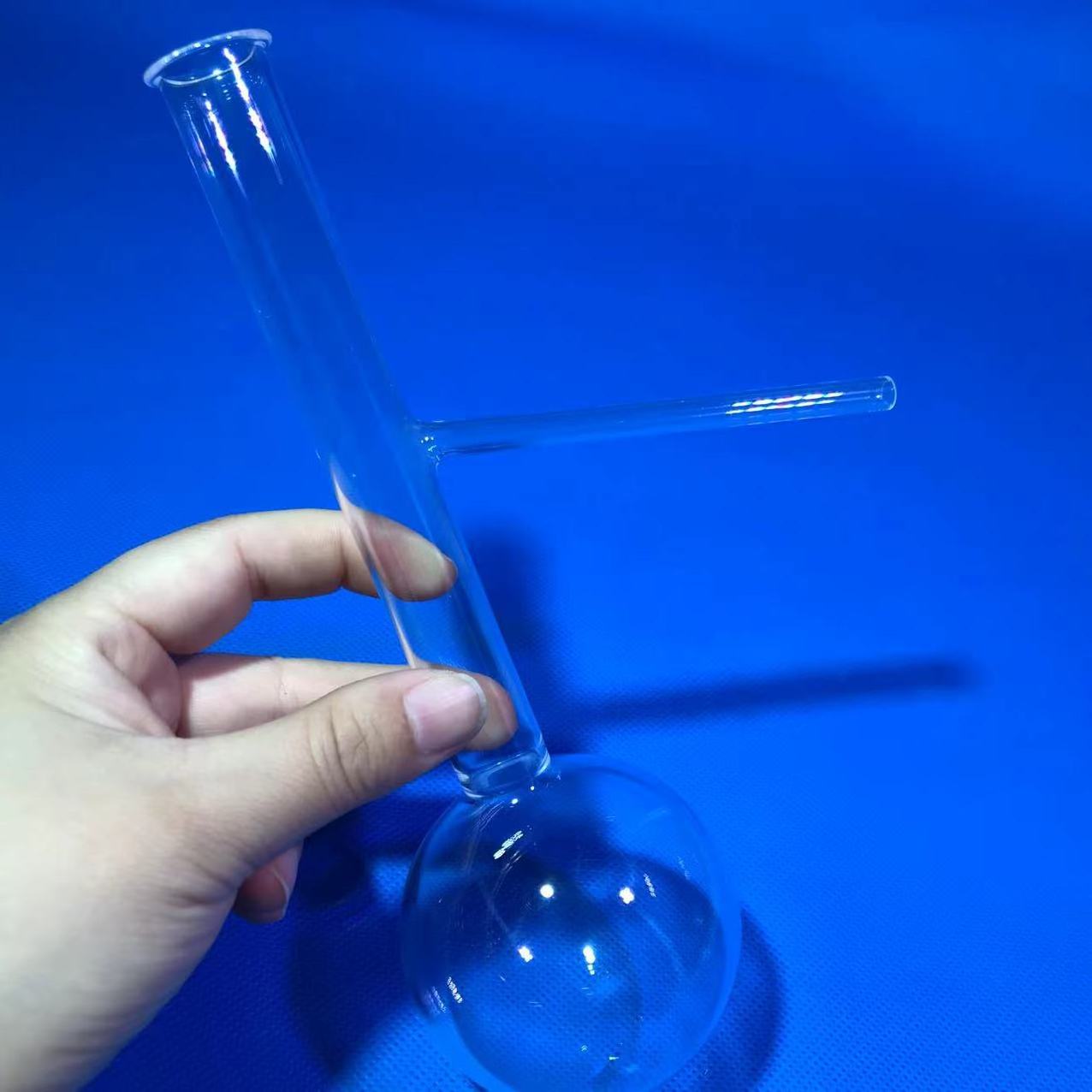 Wholesale custom laboratory optical glass shaped beaker transparent borosilicate quartz ware